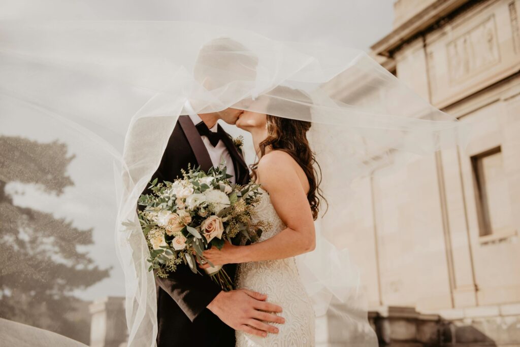 The bride and groom, wedding in Dubai