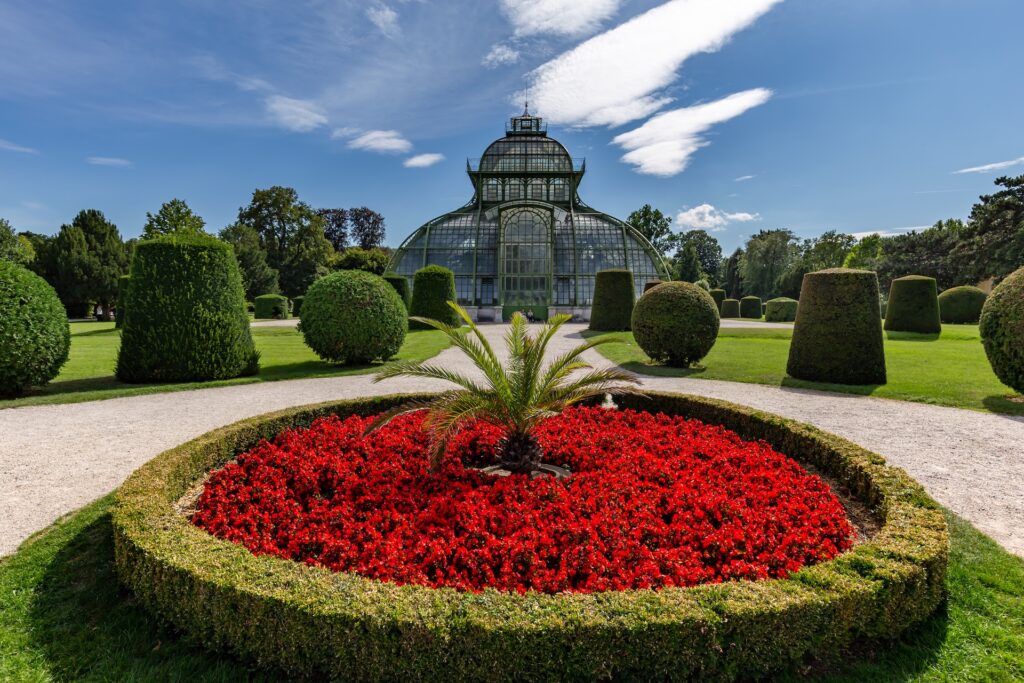 A beautiful botanical garden